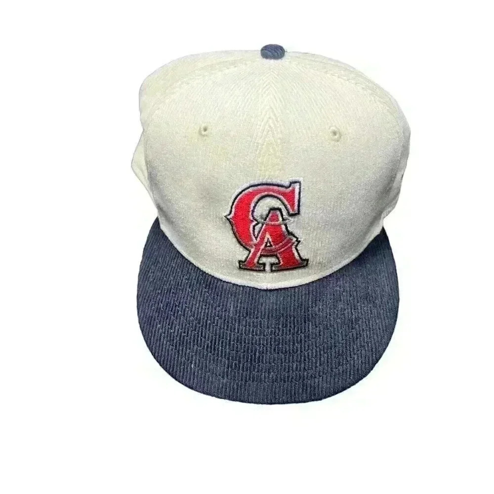 California Angels Logo Sports Specialties Hat Los Angeles Corduroy ALL STAR 8